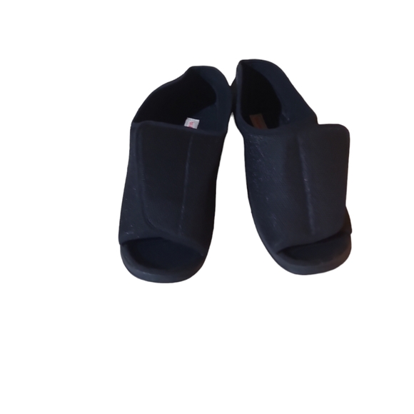 Lesvago Men's Open Toe Diabetic Recovery House Shoes Slippers 11 1/2 - Picture 3 of 7